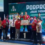 KONTINGEN MOJOKERTO BAWA PULANG EMAS PADA ANGKAT BERAT PORPROV JATIM 2025