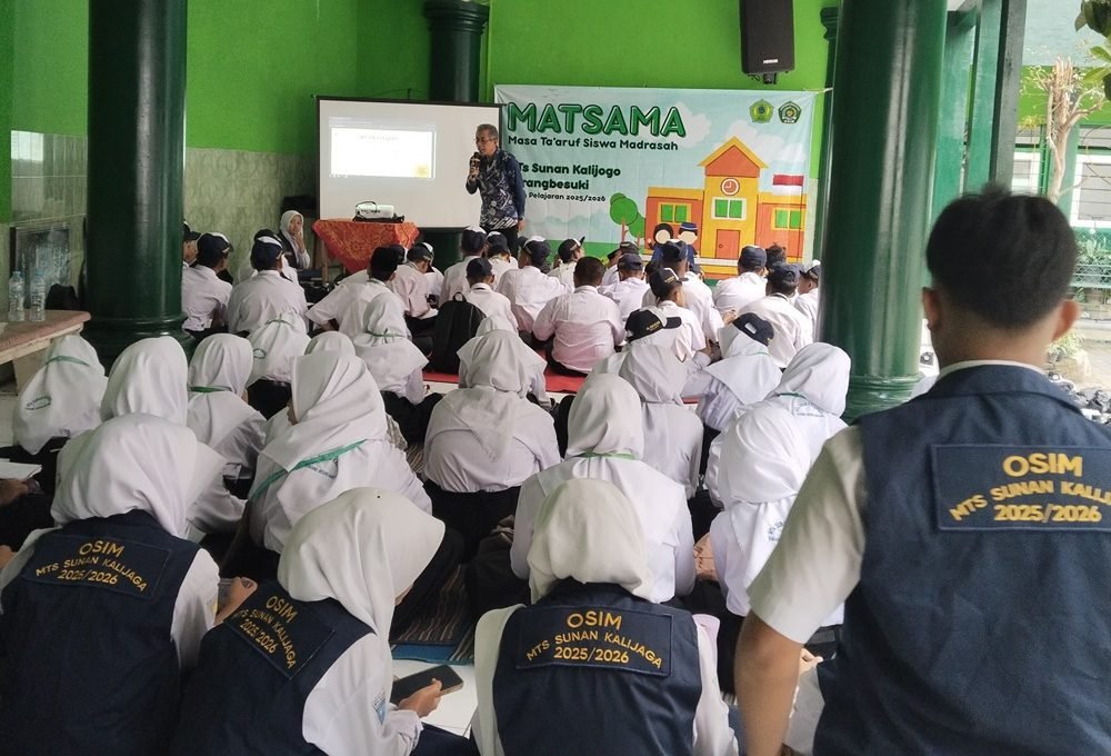 MEMBUKA SEMANGAT DAN HARAPAN BARU: MATSAMA 2025 DI MTS SUNAN KALIJOGO KARANGBESUKI RESMI DIMULAI