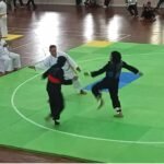 PENENTUAN BABAK SEMI-FINAL PENCAK SILAT PUTRI MEMANAS, PENONTON BERSORAK MEMBERI SEMANGAT