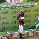 EMAS UNTUK SURABAYA DAN KEDIRI DI LARI 100M GAWANG PORPROV IX JAWA TIMUR