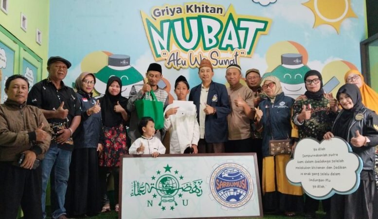 DPC K-SARBUMUSI NU KOTA BATU KICK OFF HARLAH KE-70 DENGAN KHITANAN ANAK BURUH