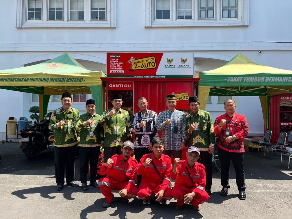 BAZNAS Kota Malang Resmikan Program Z-Auto untuk 3 Penerima Manfaat