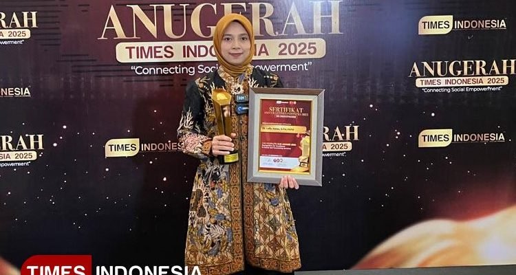 Dr. Laily Abida Raih Anugerah TIMES Indonesia 2025, Ikhtiar Panjang Menguatkan Kesehatan Mental Masyarakat